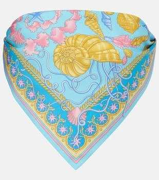 Versace | Underwater Barocco twill bandeau top