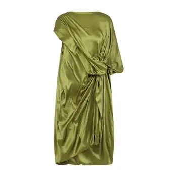 Dries Van Noten | Dries Van Noten Dalant Asymmetric Satin Dress