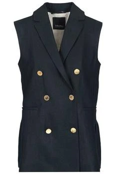 Max Mara | 'S Max Mara Smmbird Double Breasted Sleeveless Blazer