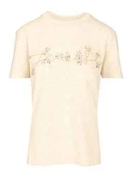 Fendi | Fendi Logo Embellished Crewneck T-Shirt