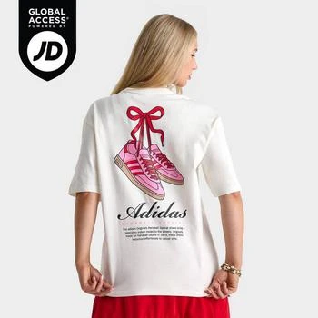 Women's adidas Original Handball Spezial Bow Graphic T-Shirt