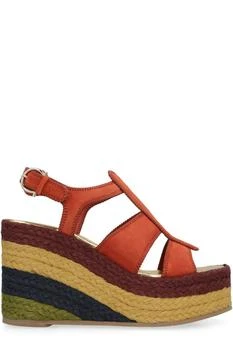 Salvatore Ferragamo | Ferragamo Ankle Strap Wedge Espadrilles