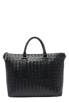 Bottega Veneta | Bottega Veneta Intrecciato Zipped Briefcase