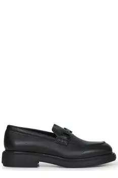Salvatore Ferragamo | Ferragamo Gancini Plaque Slip-On Loafers