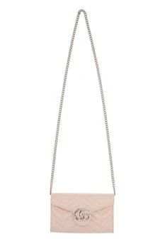 Gucci | Gucci Logo Plaque Quilted Clutch Bag