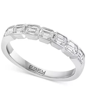 Effy | EFFY® Diamond Emerald-Cut Band (3/4 ct. t.w.) in 14k White Gold