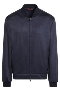 Brunello Cucinelli | Brunello Cucinelli Zip-Up Long-Sleeved Bomber Jacket