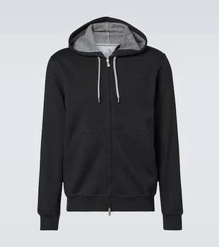 Brunello Cucinelli | Cotton-blend hoodie