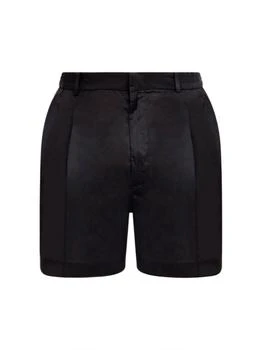 Valentino | Valentino Pressed-Crease Elasticated Waist Tailored Shorts