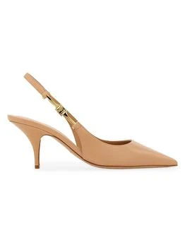 Salvatore Ferragamo | Tally 70MM Leather Slingback Pumps