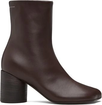 MM6 | Brown Anatomic Ankle Boots