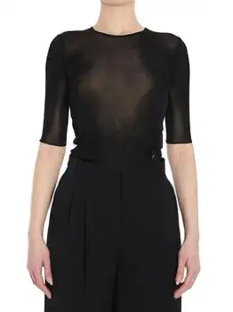 Yves Saint Laurent | Saint Laurent Cassandre Crewneck Knitted Top