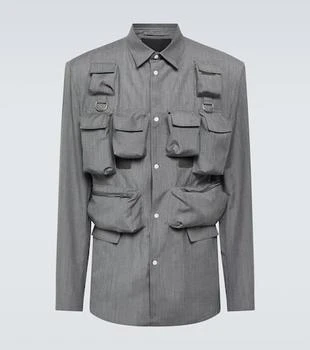 Prada | Wool and mohair shirt