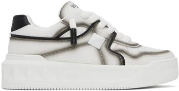 Valentino | White & Black One Stud XL Sneakers