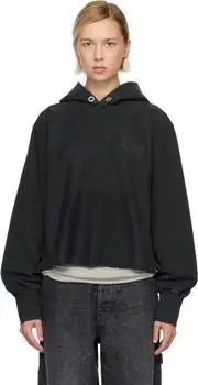 MAISON MARGIELA | Black Logo Hoodie