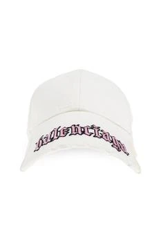 Balenciaga | Balenciaga Blackletter Script Faded Cap