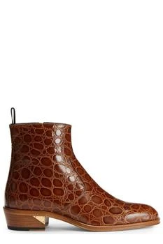 Giuseppe Zanotti | Giuseppe Zanotti Fabyen Almond Toe Ankle Boots