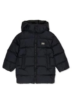 Dolce & Gabbana | Dolce & Gabbana Kids Logo Printed Hooded Down Jacket