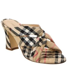 Burberry | Check Linen Sandal