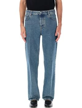 Valentino | Valentino Logo Patch Straight Leg Jeans