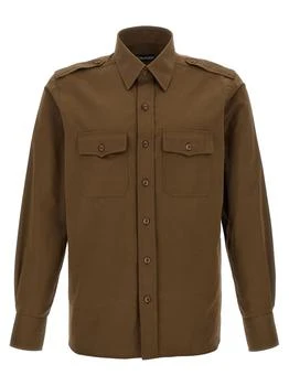 Tom Ford | Tom Ford Faille Military Shirt