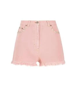 Valentino | Valentino Frayed Hem Denim Shorts