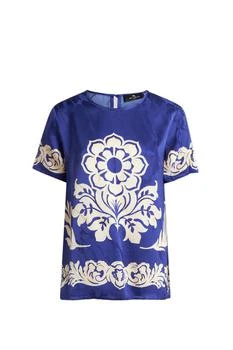 ETRO | Etro Floral Printed Crewneck T-Shirt