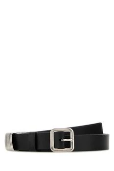 Jil Sander | Jil Sander Ring Detailed Square Buckle Belt