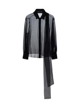 Valentino | Valentino Scarf Detailed Long-Sleeved Shirt