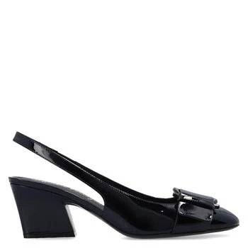 Salvatore Ferragamo | Ferragamo Ladies Briget 55 Gancini Slingback Pumps In Black, Size 6 C