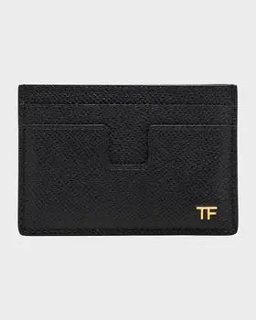 Tom Ford Men's T-Line Leather Card Holder