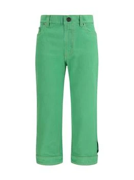 Versace | Versace Logo-Patch Cropped Capri Jeans