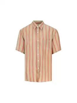 Yves Saint Laurent | Saint Laurent Striped Short-Sleeved Shirt