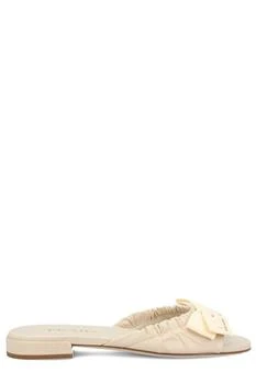 Prada | Prada Bow-Detailed Slip-On Sandals