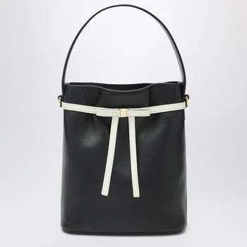 Salvatore Ferragamo | Bucket bag black/mascarpone with bow