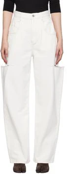 MAISON MARGIELA | White Slash Jeans