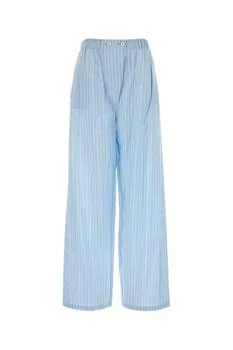 Prada | Prada Triangle-Patch Striped Pants