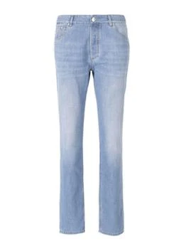 Brunello Cucinelli | Brunello Cucinelli Logo Patch Cuffed-Hem Jeans