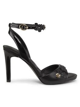 Kallie 90MM Applique Stiletto Heel Sandals
