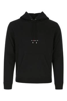 Yves Saint Laurent | Saint Laurent Logo Printed Drawstring Hoodie