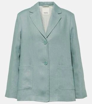 Max Mara | Socrates single-breasted linen blazer