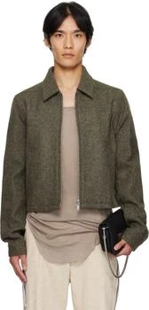 Rick Owens | Khaki Concordians Alice Brad Jacket