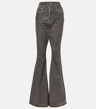 Rick Owens | Bolan high-rise bootcut jeans