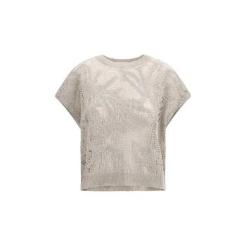 Brunello Cucinelli | Linen Women's T-Shirt