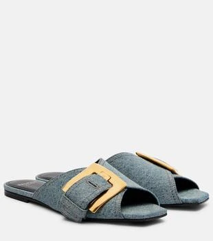 Balmain | Anthem denim slides