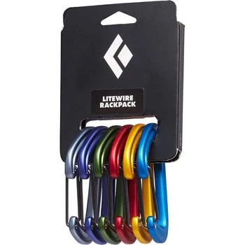 Black Diamond BLACK DIAMOND LiteWire Carabiner | Lightweight Hot-Forged Wiregate | Durable Aluminum Build | Smooth Clipping for Trad & Sport Rock Climbings