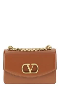 Valentino | Valentino Vain Logo Plaque Shoulder Bag