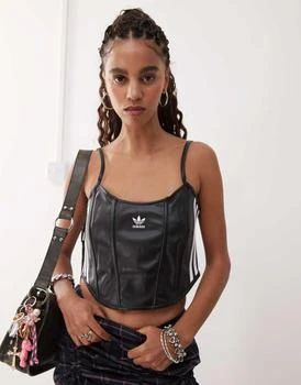adidas Originals Firebird corset in black
