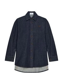 Givenchy | Shirt in Denim with Embroidery