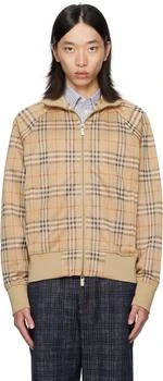 Burberry | Beige Check Sweatshirt